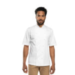 White Short Sleeve Chef Jacket