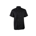 Black Short Sleeve Chef Jacket