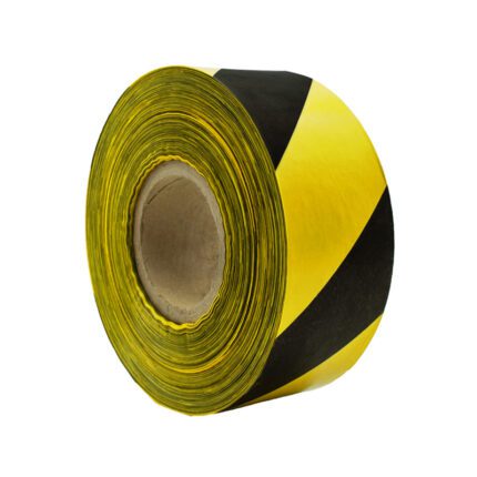 Caution Tape Yellow Black 250 Meters