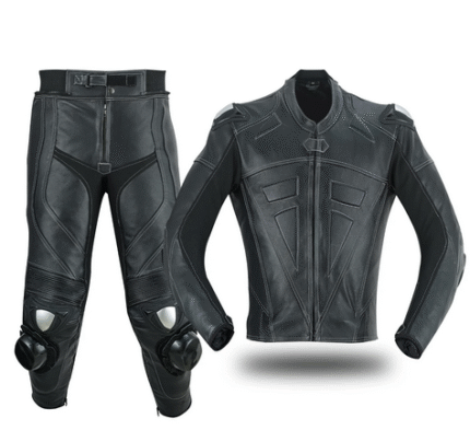 Leather Motor Cycle Rider Suit